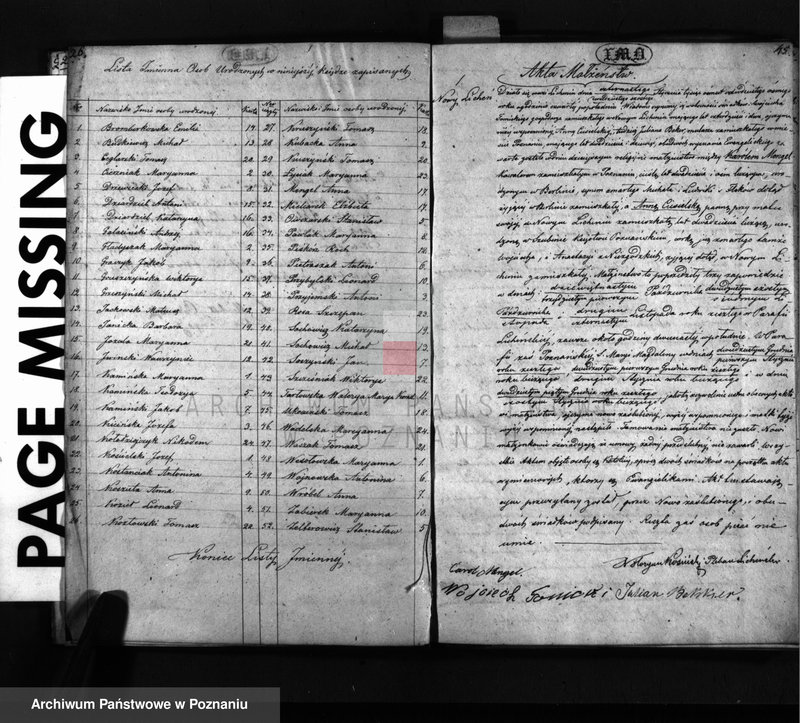 Obraz 15 z jednostki "Duplikat urodzonych, zaślubionych i zmarłych"
