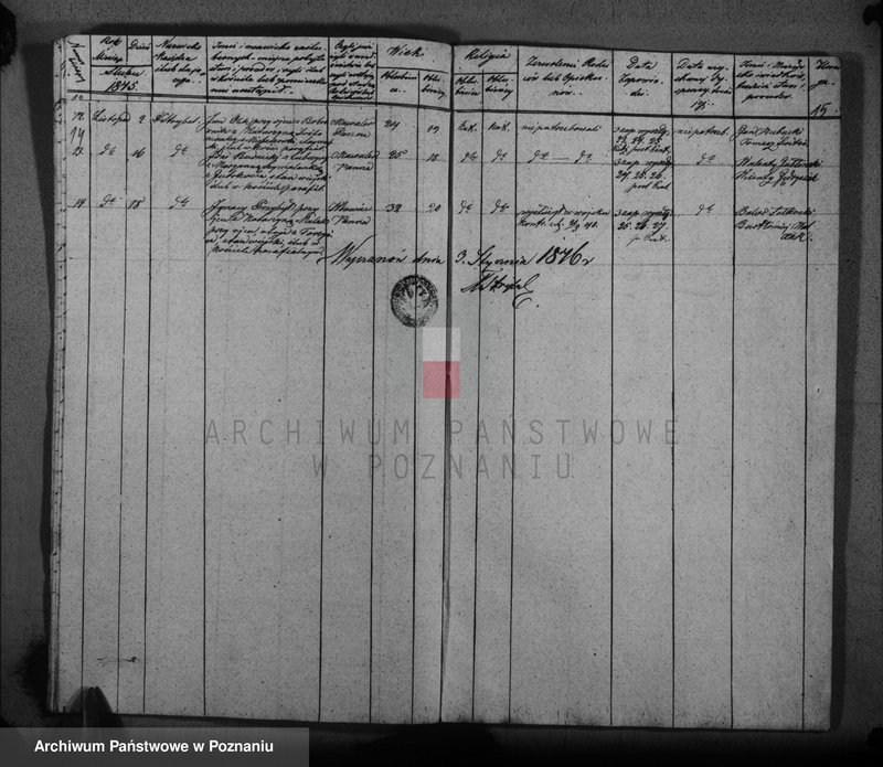 image.from.unit.number "Księga urodzonych, zaślubionych, zmarłych"