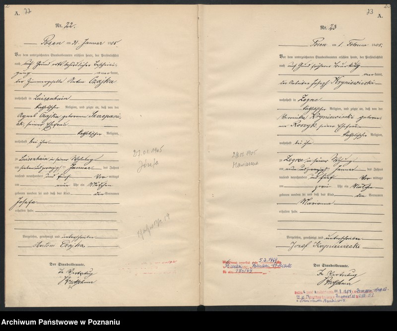 Obraz 14 z jednostki "Księga miejscowa urodzeń"