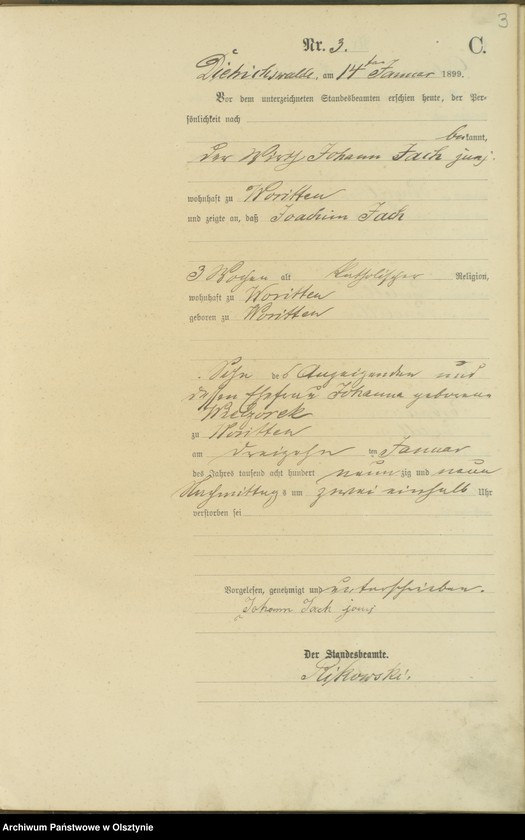 image.from.unit.number "Sterbe-Haupt-Register Nr 1 - 61"