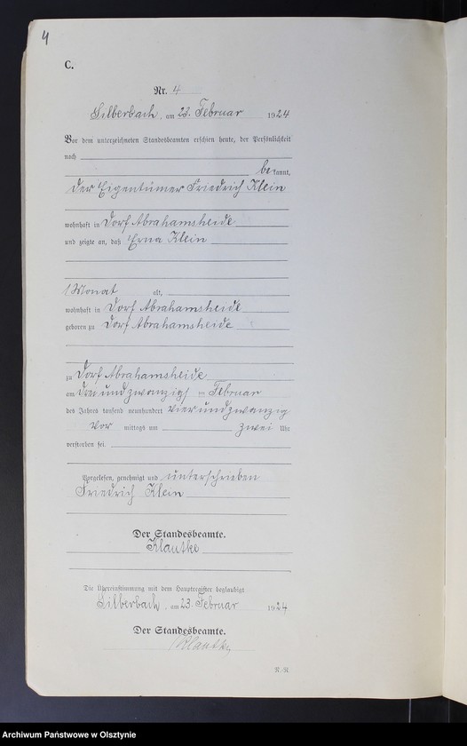 image.from.unit.number "Sterbe-Neben-Register Nr 1 - 28"