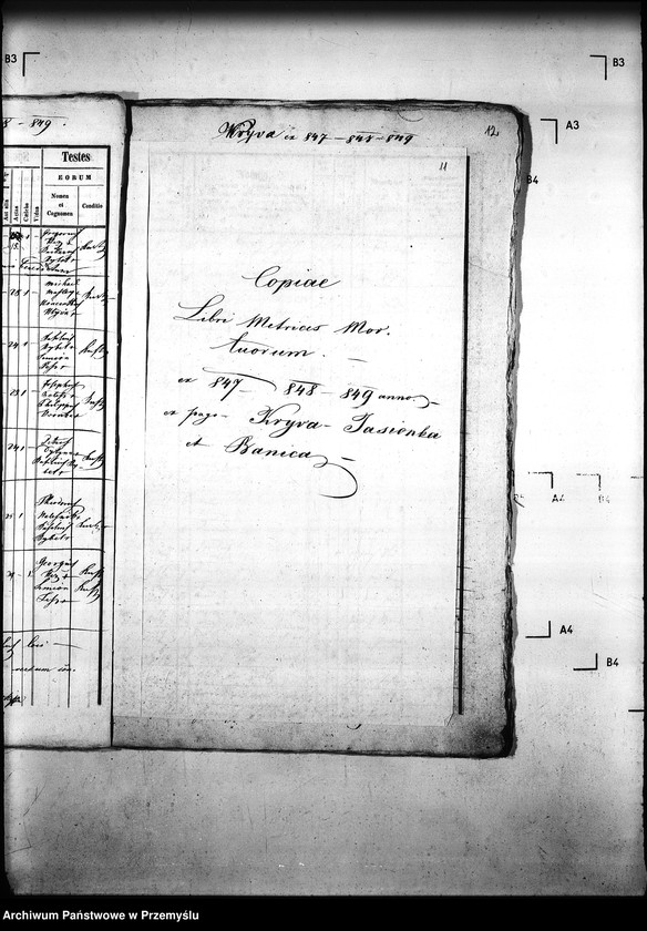 Obraz 15 z jednostki "[Kopie ksiąg metrykalnych parafii Krzywa z filiami Jasionka, Wołowiec (dekanat Gorlice)]"
