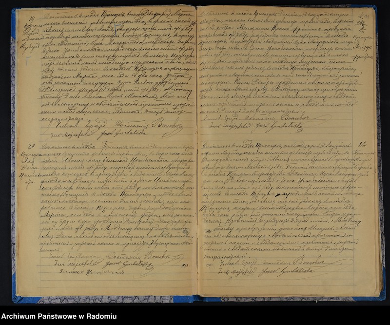 Obraz 10 z jednostki "[Duplikat akt urodzonych, zaślubionych i zmarłych Okręgu Bóżniczego Przysucha za 1891 r.]"