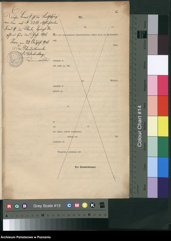 Obraz 4 z jednostki "Księga miejscowa zgonów t. V"