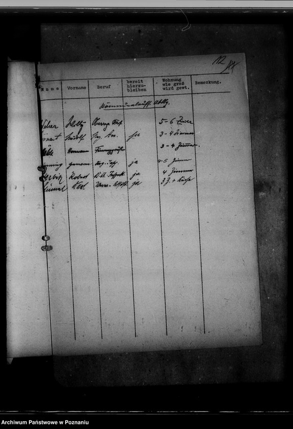 Obraz 16 z jednostki "Wohnungsfürsorge für Deutsche in Posen. Rundfunksempfanganlagen"