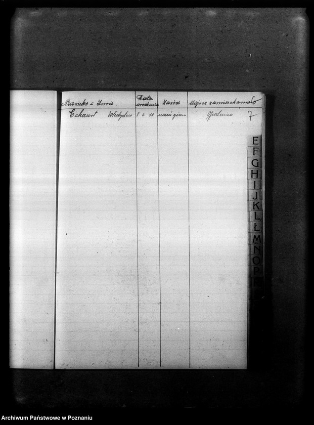 Obraz 11 z jednostki "Skorowidz członków Obozu Wielkiej Polski w Nowym Tomyślu"