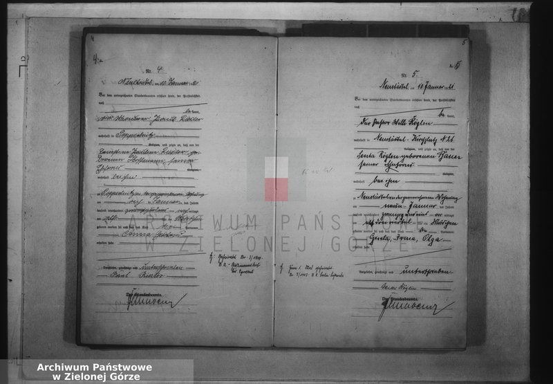 image.from.unit.number "Geburts-Haupt-Register 1921 No. 1 bis 88"