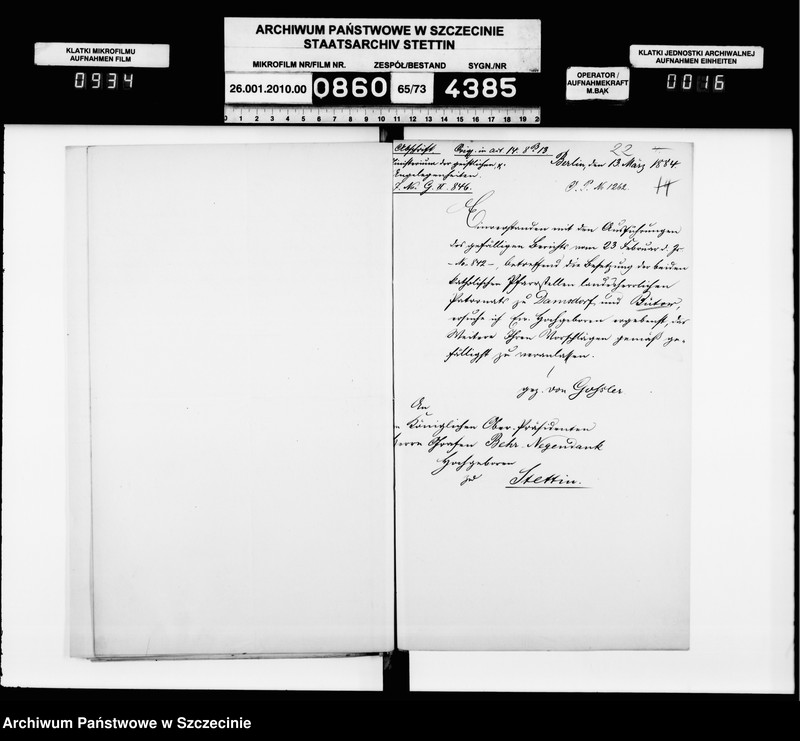 Obraz 17 z jednostki "Katholische Pfarrselle in Bütow"