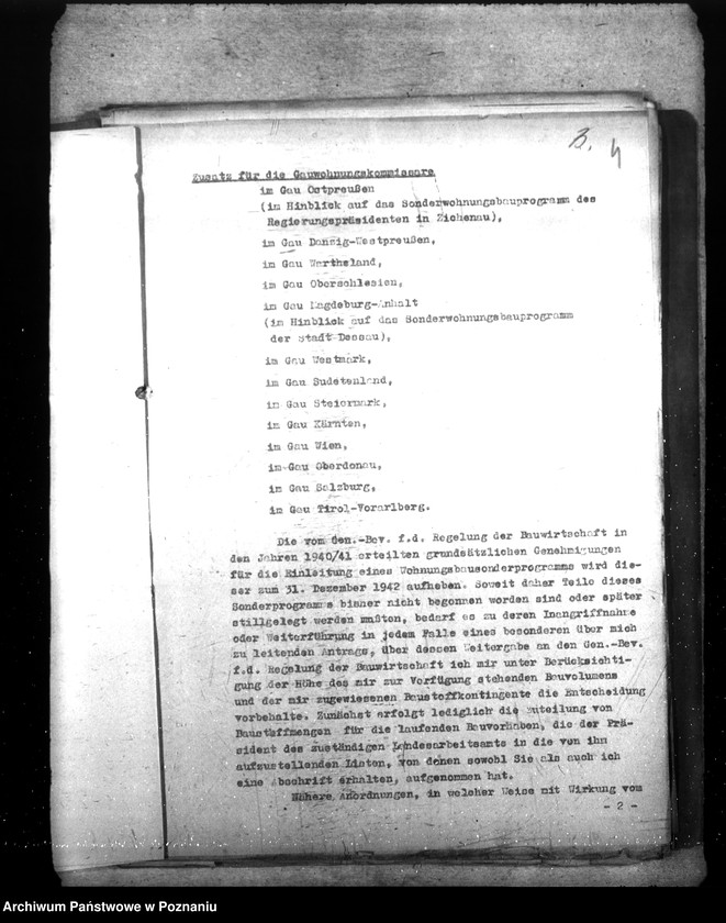 Obraz 8 z jednostki "Przydział materiałów budowlanych na potrzeby komisarza Rzeszy do spraw budowlanych"