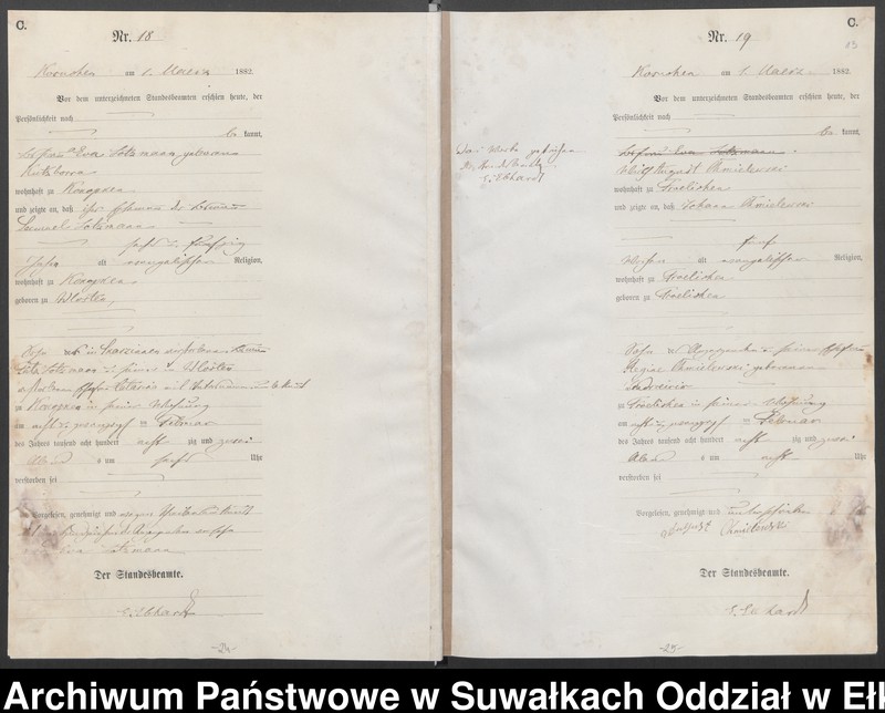 image.from.unit.number "Sterbe-Haupt-Register des Königlich Preussischen Standes-Amtes Belzonzen Kreis Johannisburg"