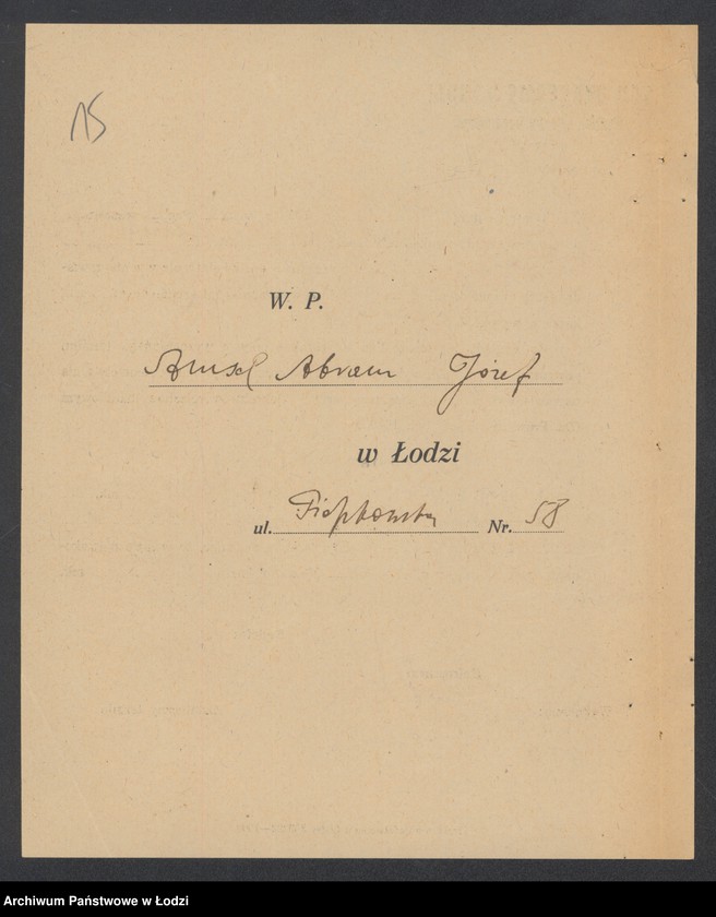 Obraz 17 z jednostki "Amzel Abram Józef- sprzedaż manufaktury i przędzy"