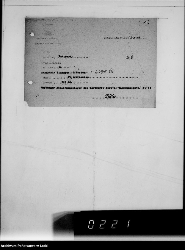 Obraz 20 z jednostki "441 Fliegerhauben Winter. Auslieferung"