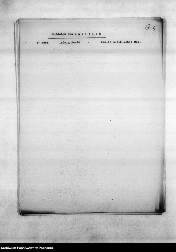 Obraz 9 z jednostki "Spisy miejscowych Niemców, którzy jako żołnierze polscy zaginęli w 1939 roku"