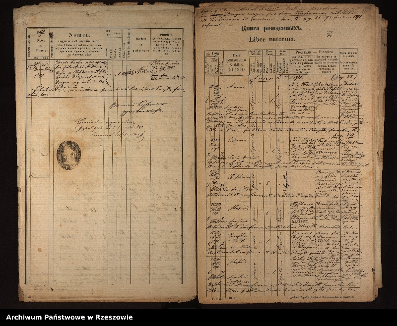 image.from.unit.number "Księga urodzeń, małżeństw i zgonów dla miejscowości Męcina Wielka, Rozdziele, Pstrążne, Wapienne"