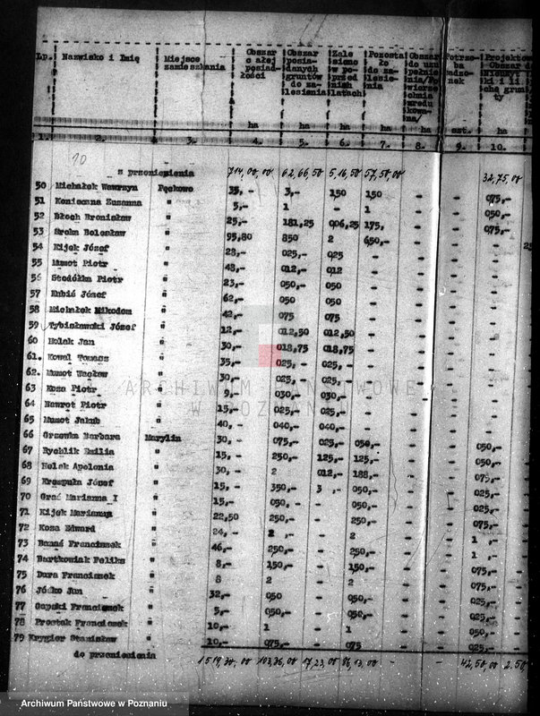 Obraz 14 z jednostki "Plan zalesiania majątków w powiecie czarnkowskim"
