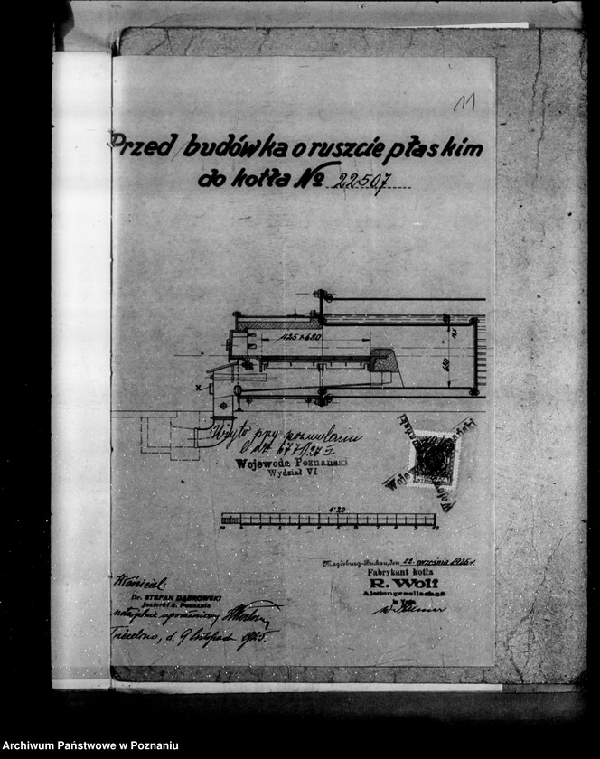 Obraz 15 z jednostki "Krochmalnia w Trzcielinie powiat poznański własność Dr S Dąbrowski nr woj. 6051"