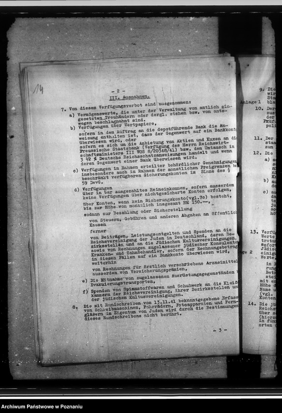 Obraz 18 z jednostki "Rundschreiben der Sparkassen und Giroverbandes Wartheland"