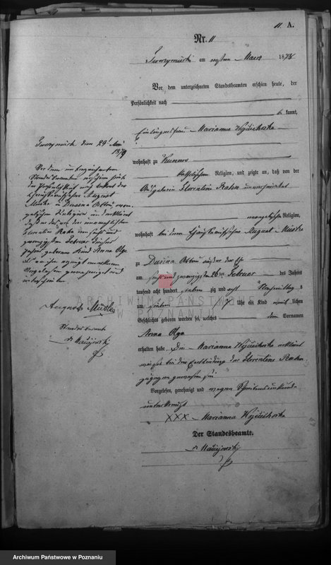 Obraz z zespołu "Urząd Stanu Cywilnego Tworzymierki (pow. gostyński)"