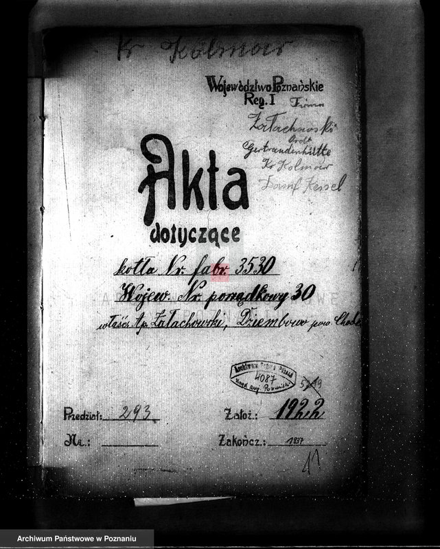 Obraz 4 z jednostki "Młyn i Tartak Apolinarego Załachowskiego w Dziembowie pow chodzieski"