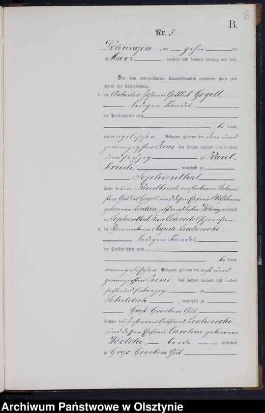 image.from.unit.number "Heiraths-Neben-Register Nr 1 - 22"