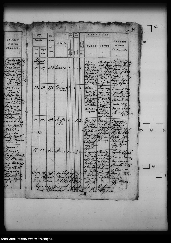 image.from.unit.number "[Kopie ksiąg metrykalnych parafii Myscowa (dekanat Dukla)]"