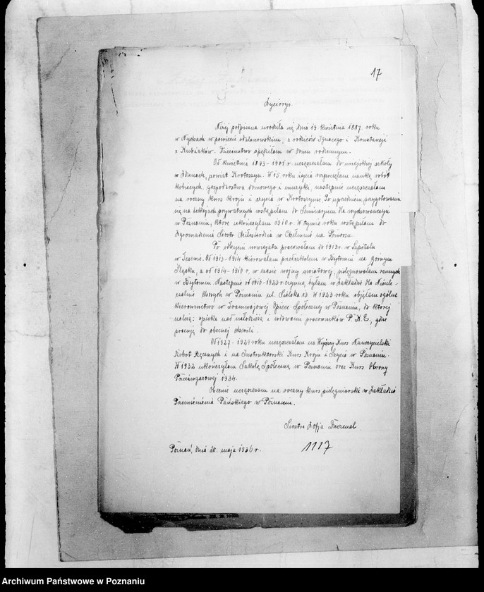 Obraz 20 z jednostki "/Podanie o dopuszczenie do egzaminu pielęgniarskiego/"