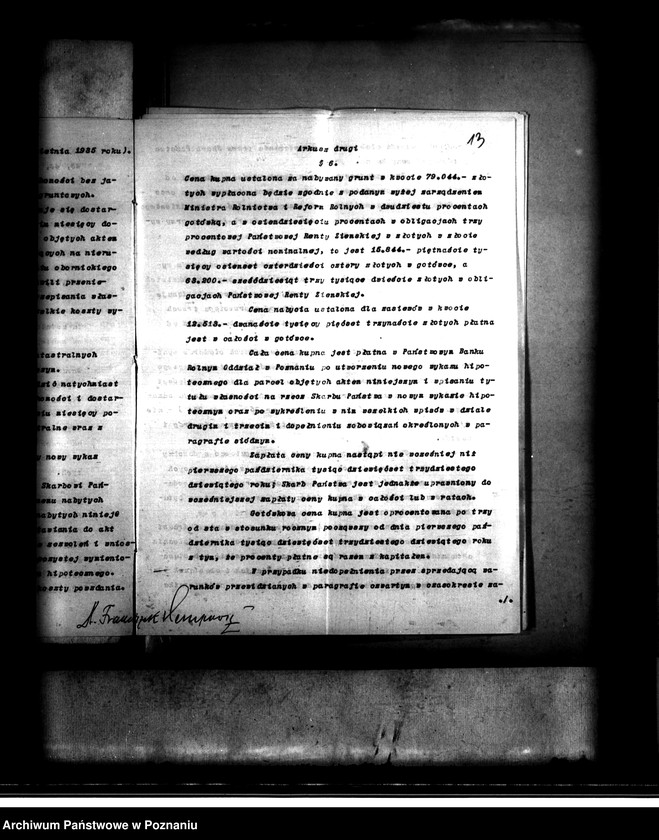 Obraz 17 z jednostki "Majątek Rożnowo powiatu obornickiego nabycie nieruchomości w trybie w trybie art. 8 ustawy o wykonaniu reformy rolnej"