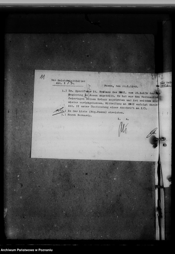 Obraz 15 z jednostki "Zuweisung von Beamten und deren Besoldung"