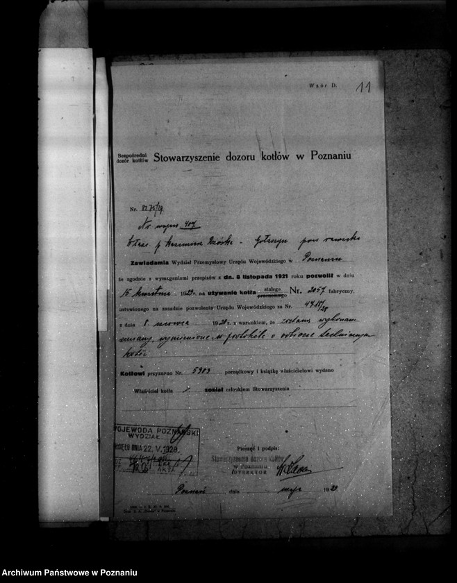 image.from.unit.number "Młyn, tartak i gorzelnia w Gołaszynie powiat rawicki K. Rzóski nr woj. kotła 407"