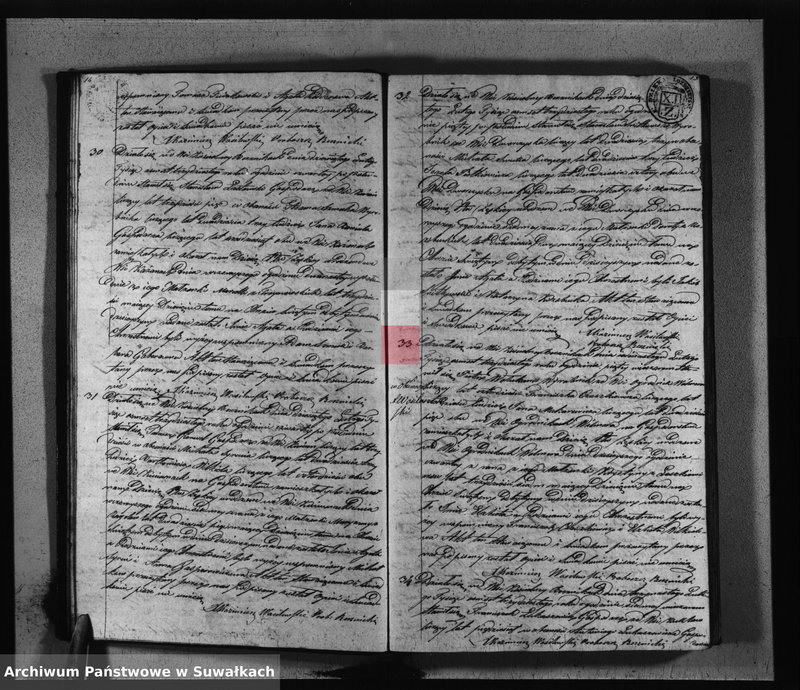 image.from.unit.number "Duplikat Aktów Stanu Cywilnego - Urodzonych, Zaślubionych i Zeszłych Katolików w Parafij Berznickiej z roku 1830"