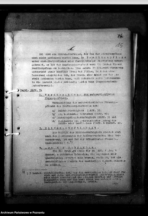 Obraz 20 z jednostki "Protokoły z konferencji, zarządzenia i korespondencja w sprawie opieki społecznej"