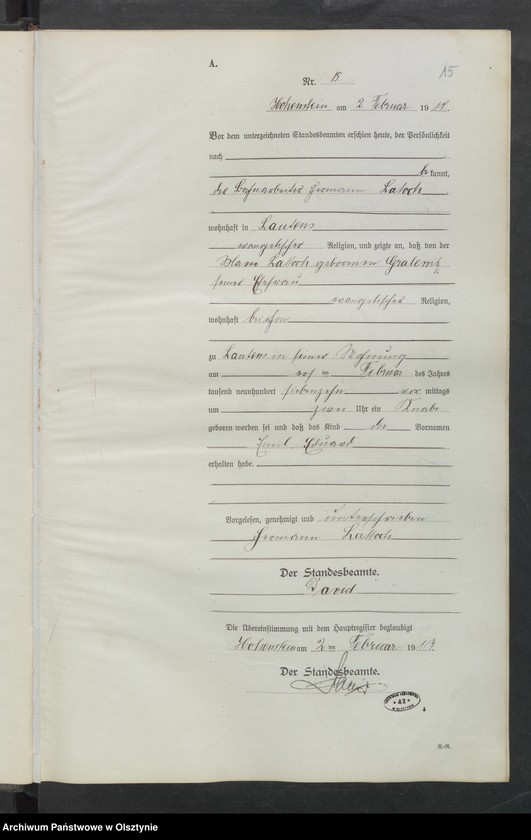 image.from.unit.number "Geburts-Neben-Register Nr 1 - 116"