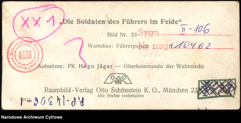 image.from.unit.number "Defilada wojsk niemieckich w Warszawie"