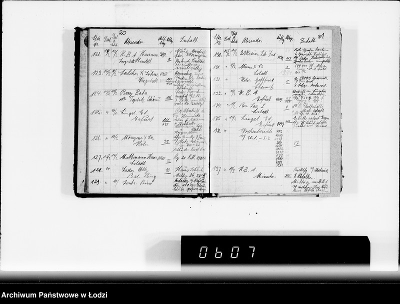 Obraz 16 z jednostki "Eingang [książka magazynowa towarów przychodzących do Getta]"