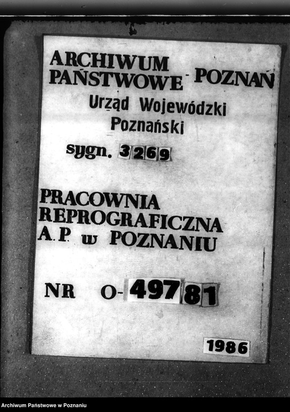 Obraz 1 z jednostki "Nadzór nad gospodarką w lasach majętności Siedmiorogowo w powiecie gostyńskim"