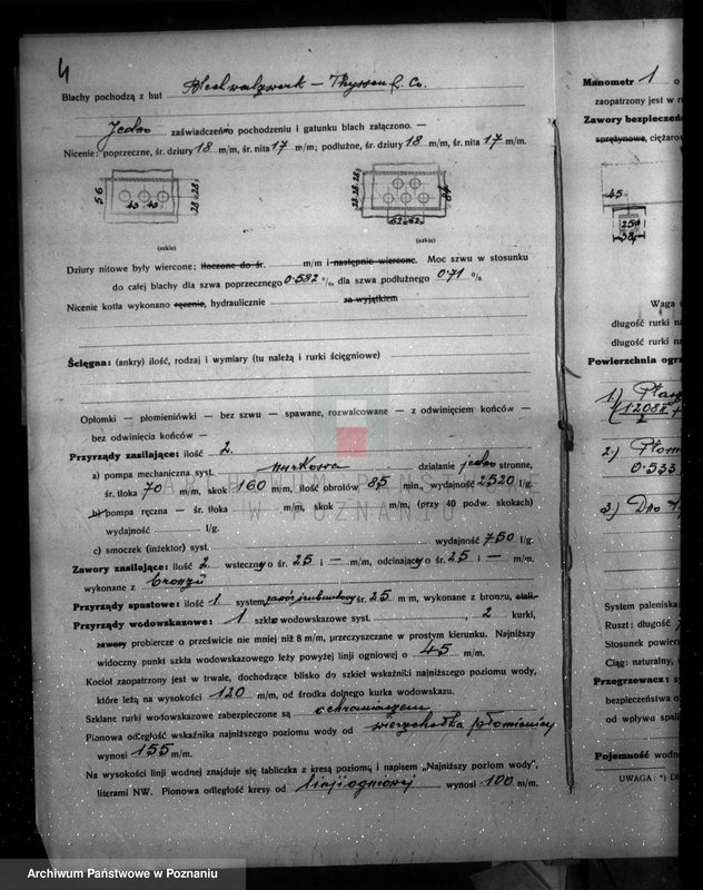 Obraz 8 z jednostki "Poznańska Termochemiczna Przetwórnia padliny Towarzystwo z o.o. Poznań ul. Główna nr woj. kotła 2485"