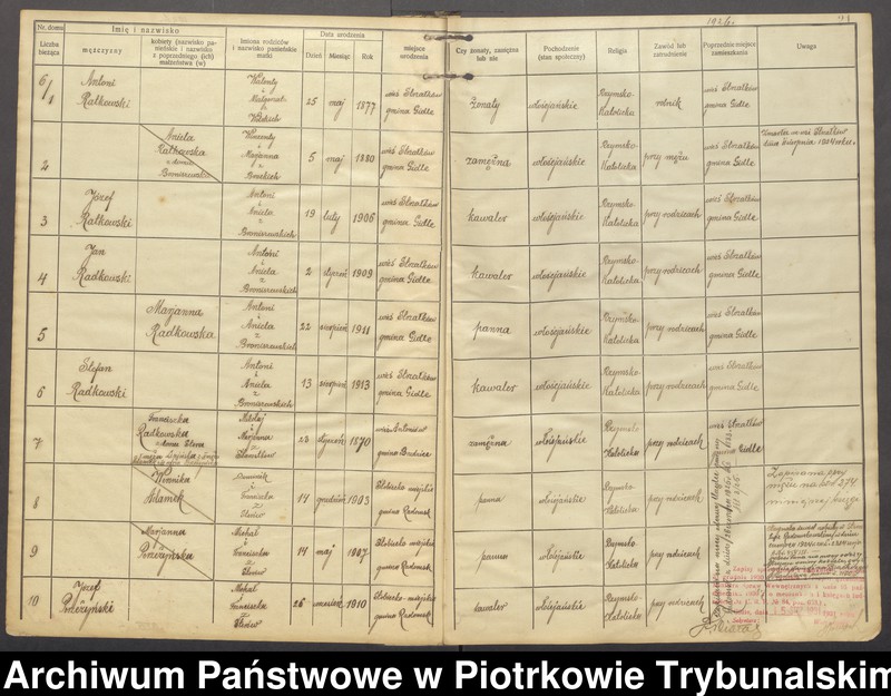 image.from.unit.number "[Księga ludności stałej wsi Strzałków]"