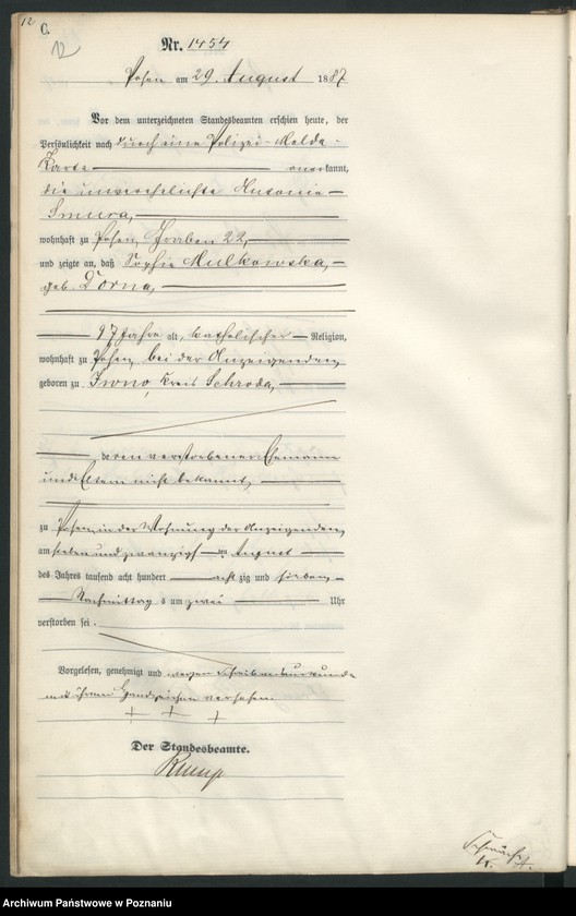 Obraz 15 z jednostki "Księga zgonów t. IV"