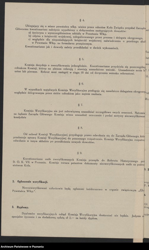 image.from.unit.number "Okólniki Okręgu Poznańskiego Związku Powstańców Wielkopolskich."