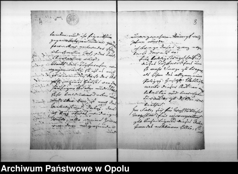 Obraz 6 z jednostki "Acta specialia des Magistrats zu Oppeln betreffend die von der verwittweten Landräthin v[on] Sydow verlangte Wegschaffung des Töpfer Ofens, des Töpfers Donath in der Groschowitzer Vorstadt Vol. I de anno 1818"