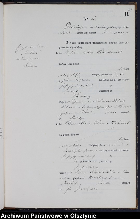 image.from.unit.number "Heiraths-Neben-Register Nr 1 - 16"