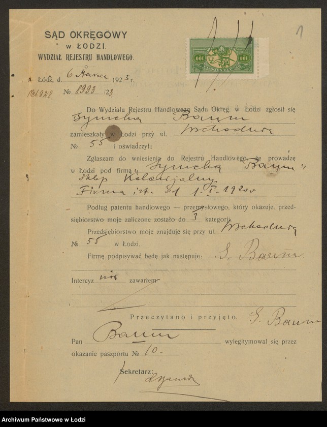 Obraz 3 z jednostki "Symcha Baum- sklep kolonialny"