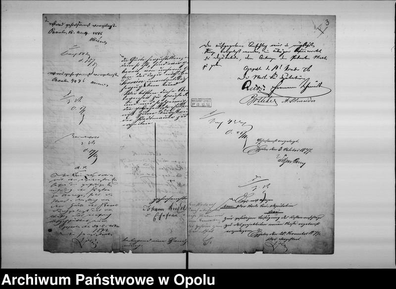 Obraz 6 z jednostki "Acta des Magistrats zu Oppeln betreffend den Durchbruch einer neuen Strasse vom Töpfermarkte nach der Oberen-Karlsstrasse"