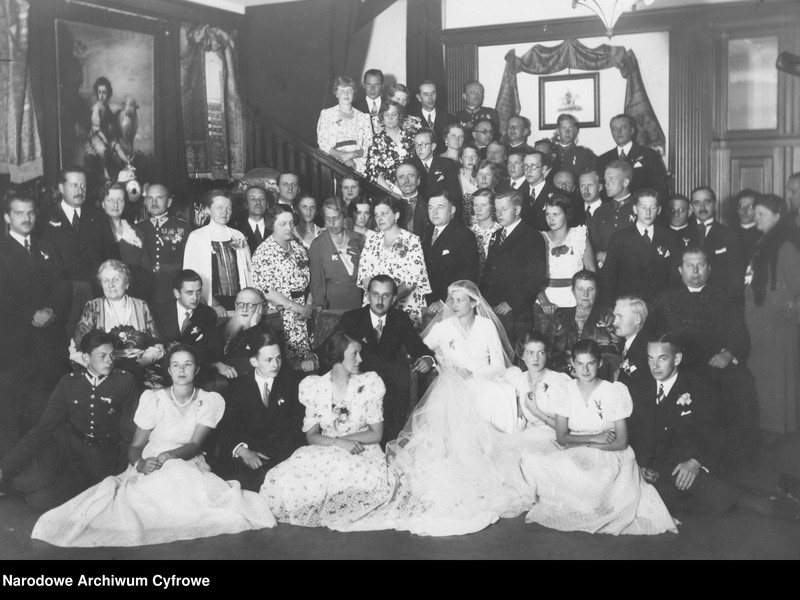 image.from.unit.number "Ślub hrabiego Kazimierza Plater-Zyberka z hrabianką Ewą Grocholską"