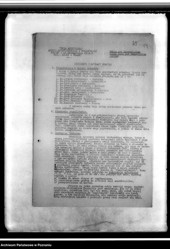 Obraz 18 z jednostki "Okólniki, spis członków"