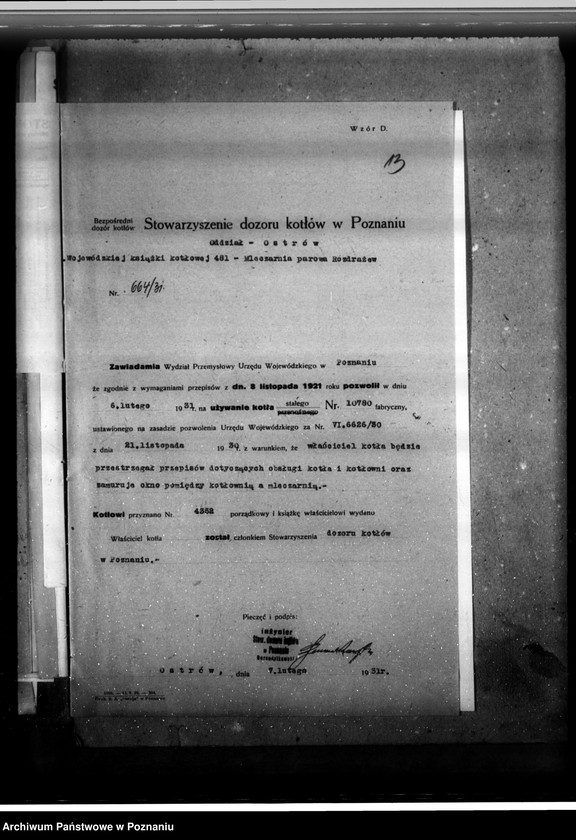 image.from.unit.number "Mleczarnia w Rozdrażewie pow. krotoszyński nr woj. kotła 481"