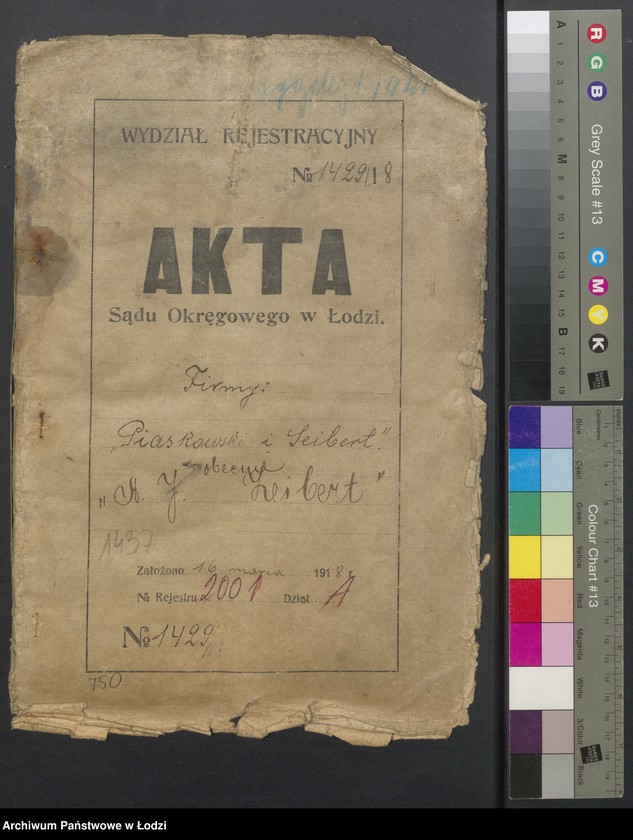 Obraz 2 z jednostki "Abram Icek Zeibert - sprzedaż towarów manufakturowych"