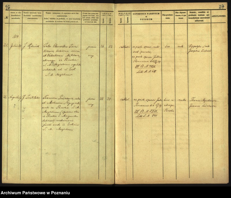 Obraz 16 z jednostki "Księga małżeństw"