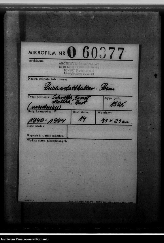 Obraz 2 z jednostki "Schrolle, Ernst; Matthä, Kurt - urzędnicy"