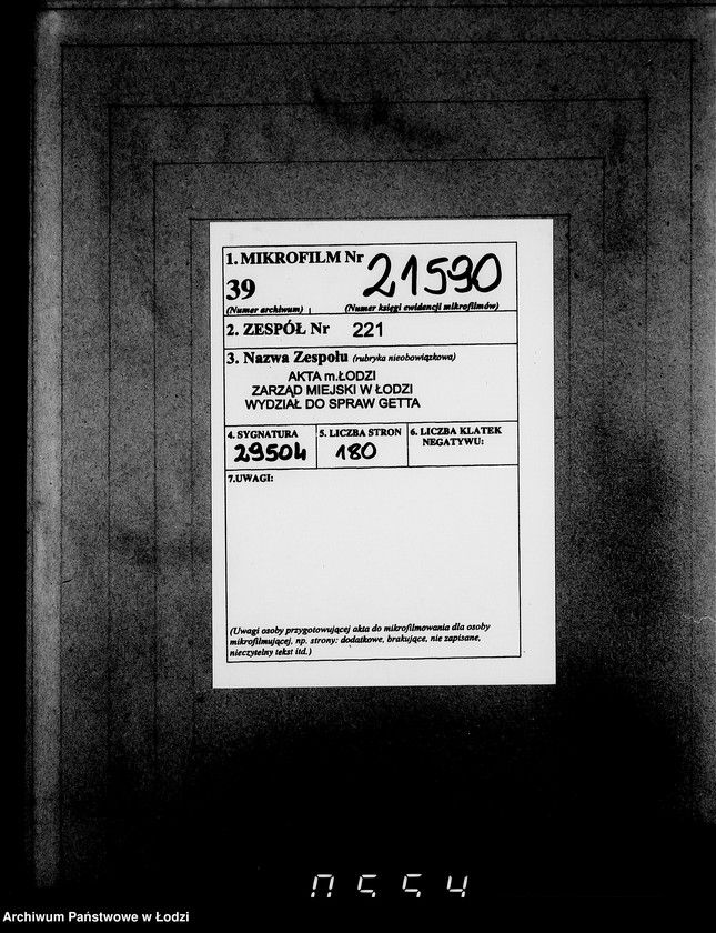 Obraz 2 z jednostki "J.801-820 [Wnioski Żydów z Getta o zwrot należności za towar wzięty na kredyt oraz za wykonaną pracę]"